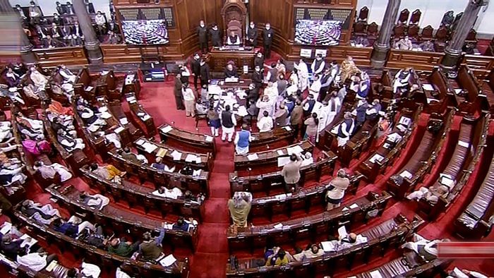 Rajya Sabha under way. Credit: PTI File Photo