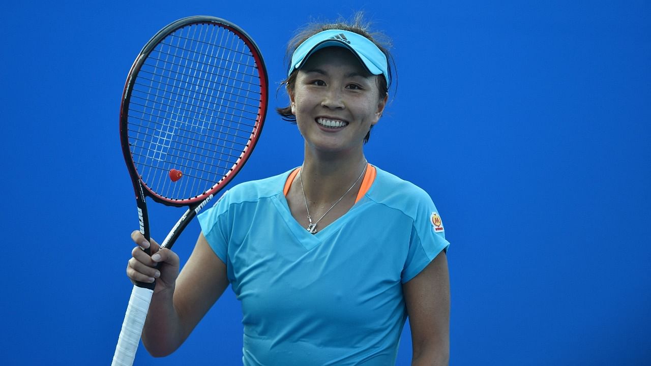 Chinese tennis player Peng Shuai. Credit: AFP Photo