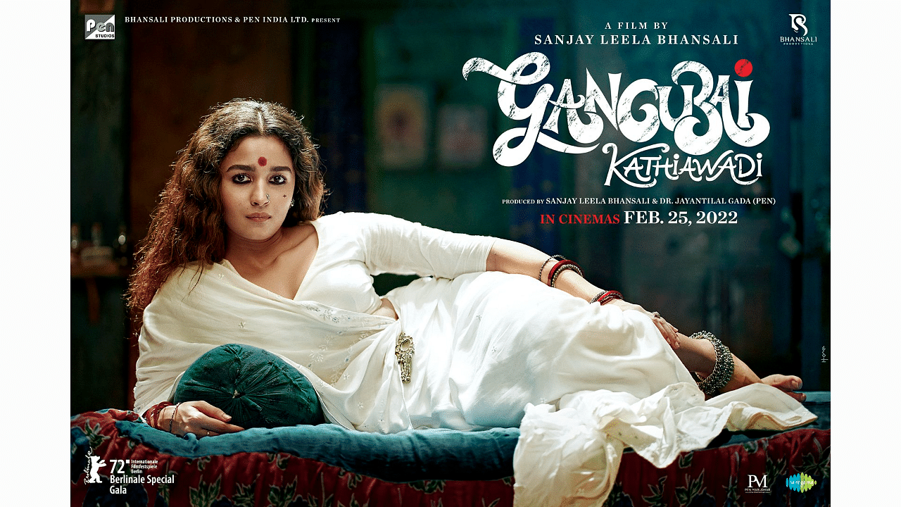 The official poster of 'Gangubai Kathiawadi'. Credit: PR Handout