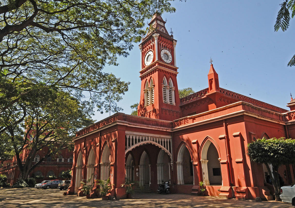 Bengaluru Central University is located on the Central College campus. DH FILE PHOTO