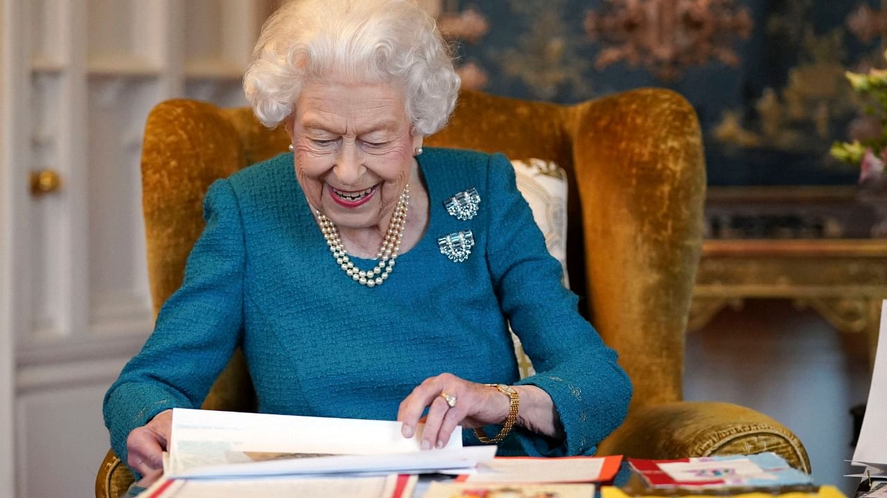 Queen Elizabeth II on February 6, 2022, becomes the first British monarch to reign for 70 years, heralding the start of her Platinum Jubilee year. Credit: AFP Photo
