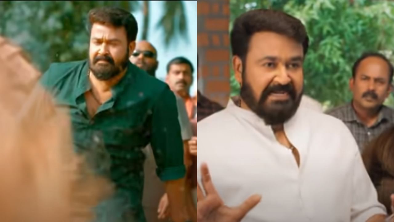 Mohanlal in 'Aaraattu'. Credit: Screengran/YouTube