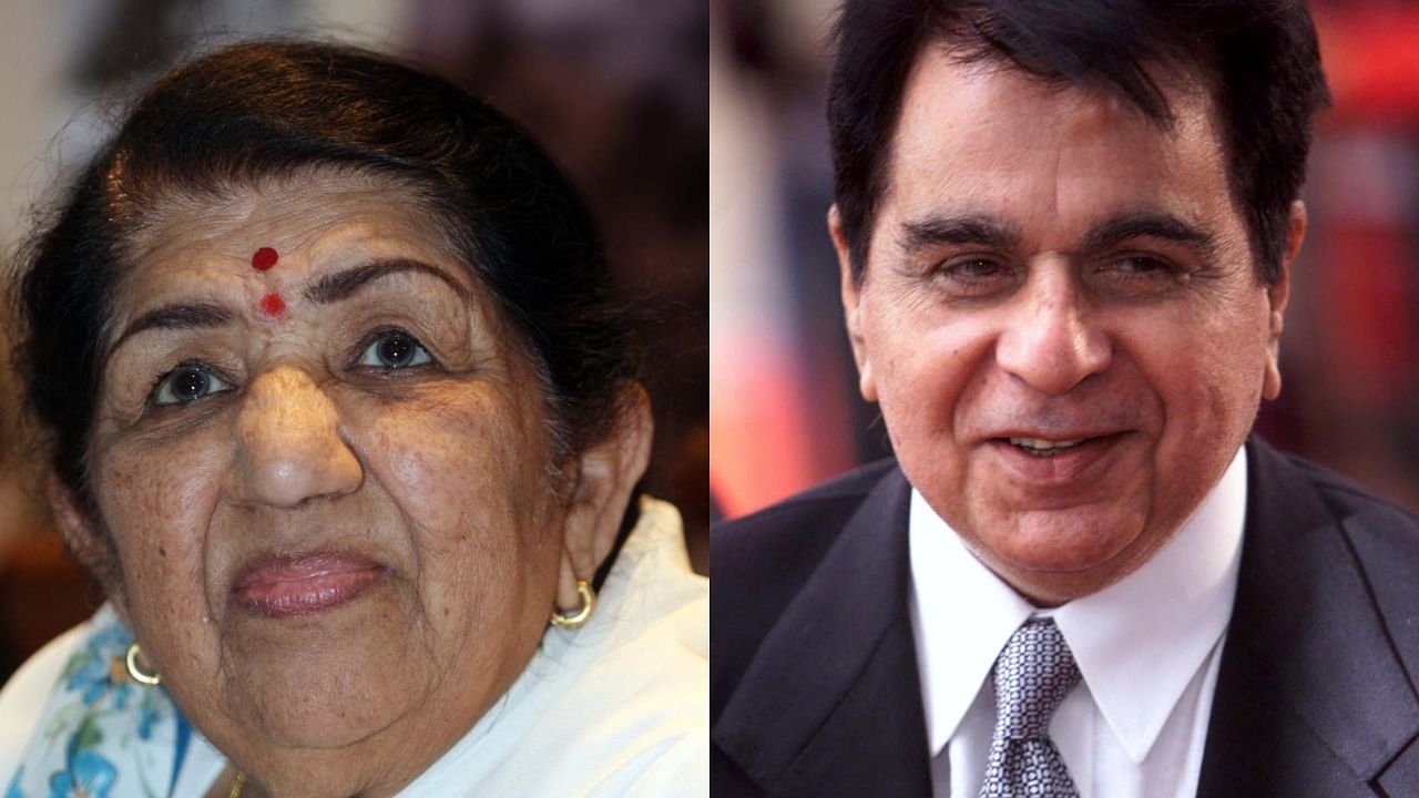 Lata Mangeshkar, Dilip Kumar were pillars of Indian cinema in the era gone by. Credit: PTI Photo/Reuters Photo