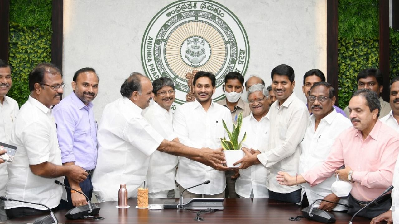 Andhra Pradesh CM Jaganmohan Reddy. Credit: DH Photo
