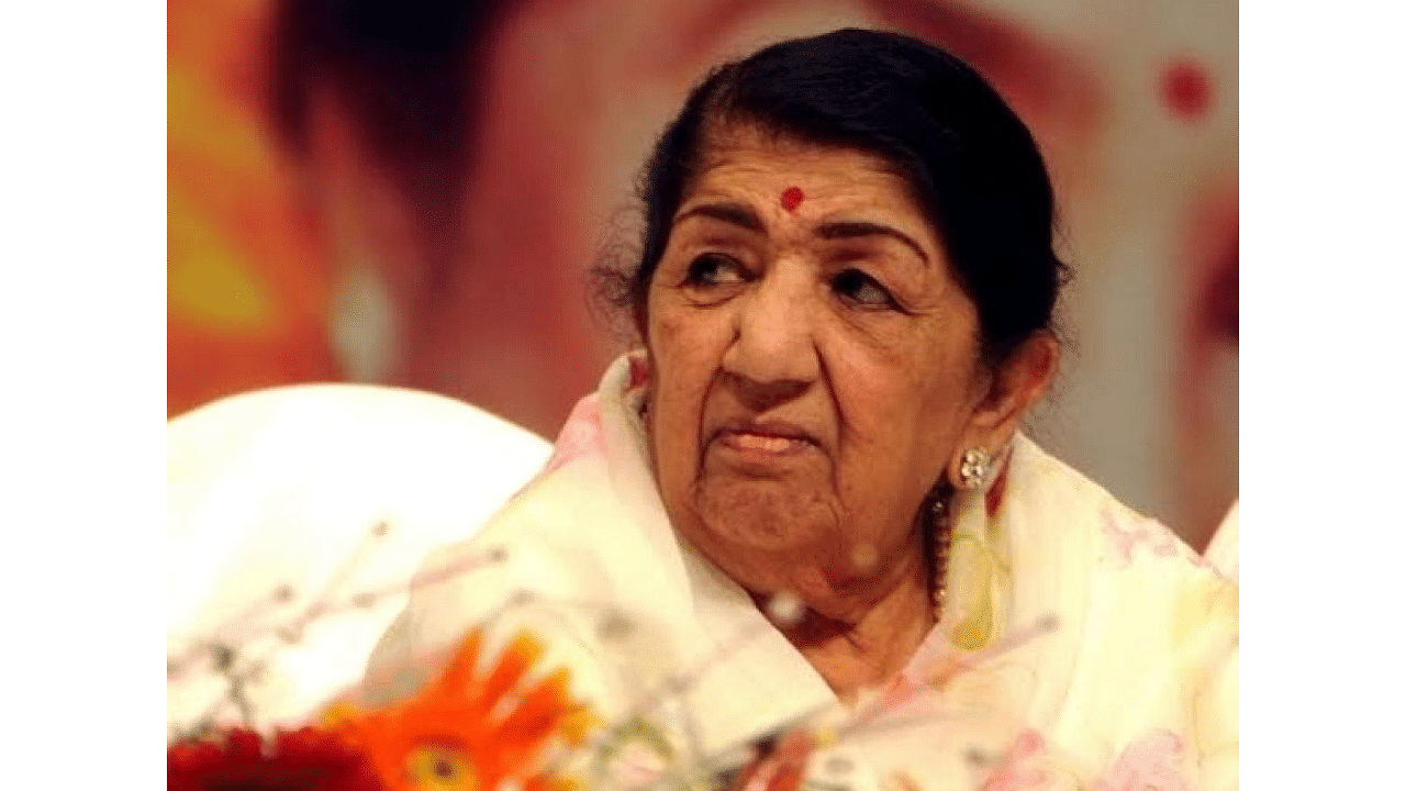 The legendary Lata Mangeshkar. Credit: IANS Photo