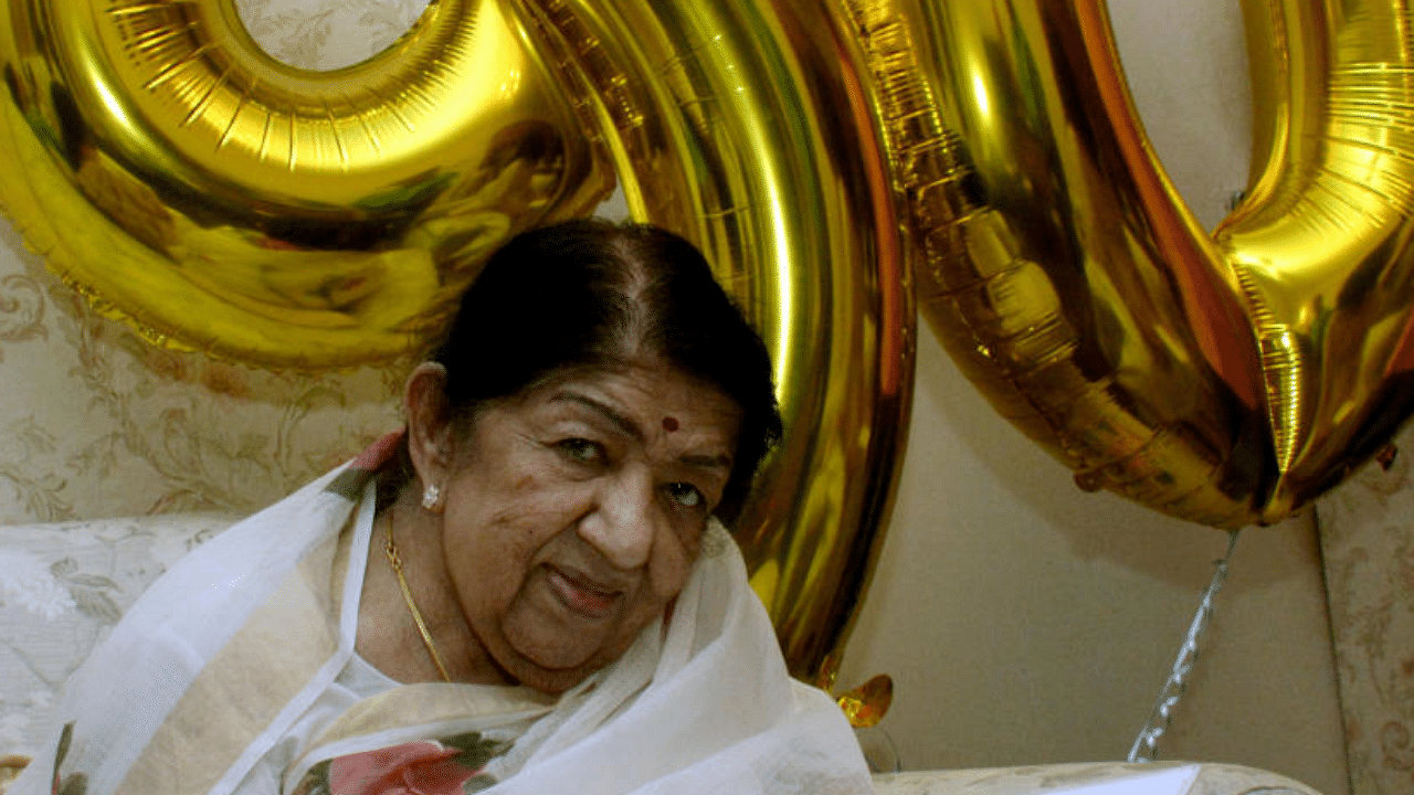 Lata Mangeshkar. Credit: PTI Photo