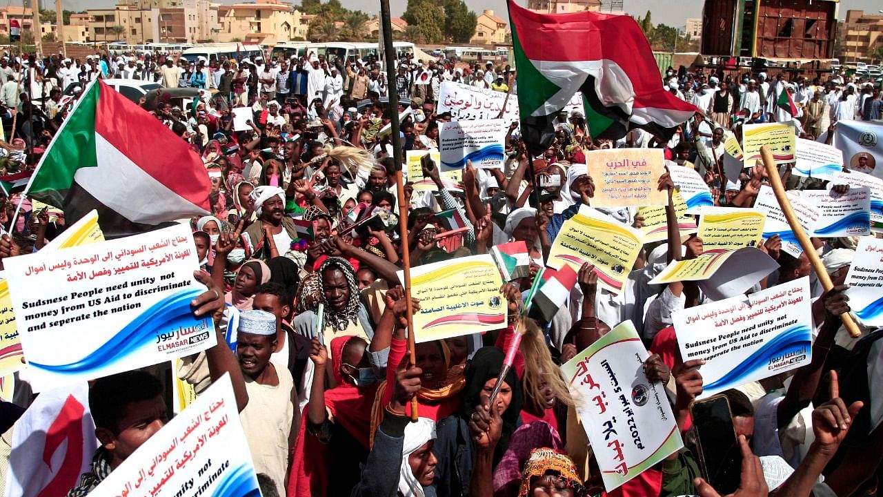Monday's protests took place despite heavy security presence in Khartoum and its neighbouring cities of Omdurman and Khartoum North. Credit: AFP Photo