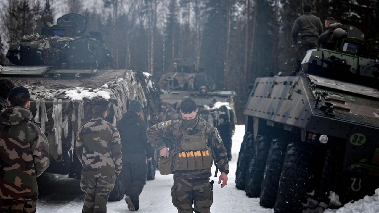 The most recent deployments at the Belarus border included field hospitals and other auxiliary units needed to support a military assault. Credit: AFP Photo