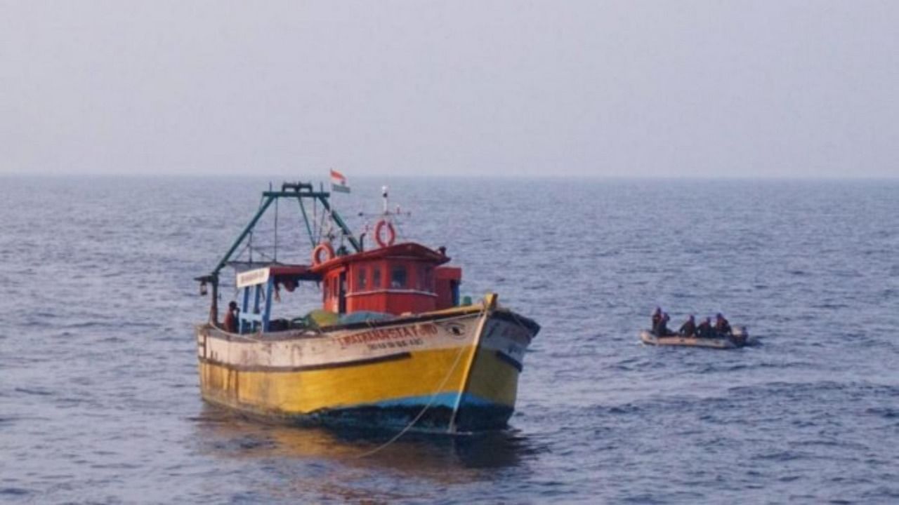 Sources in the northern fishing department said the 21 Indian fishermen arrested on February 1 will be produced in the Point Pedro magistrate court later on Monday. Credit: PTI File Photo