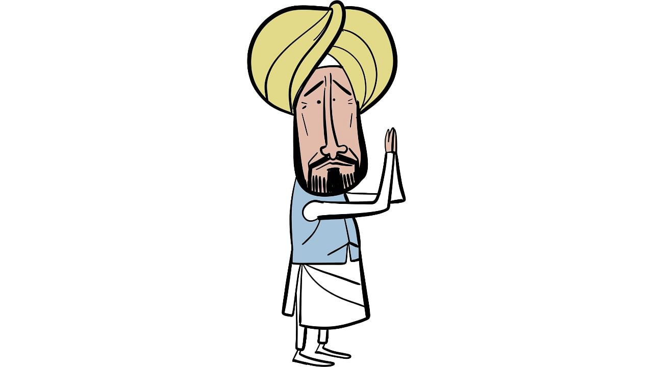 Charanjit Singh Channi. Credit: DH illustration