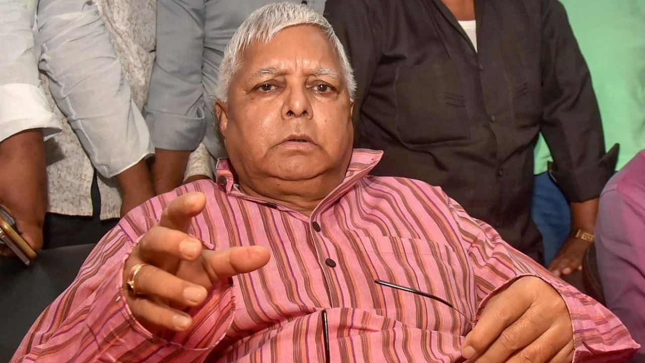 Rashtriya Janata Dal president Lalu Prasad. Credit: PTI Photo 