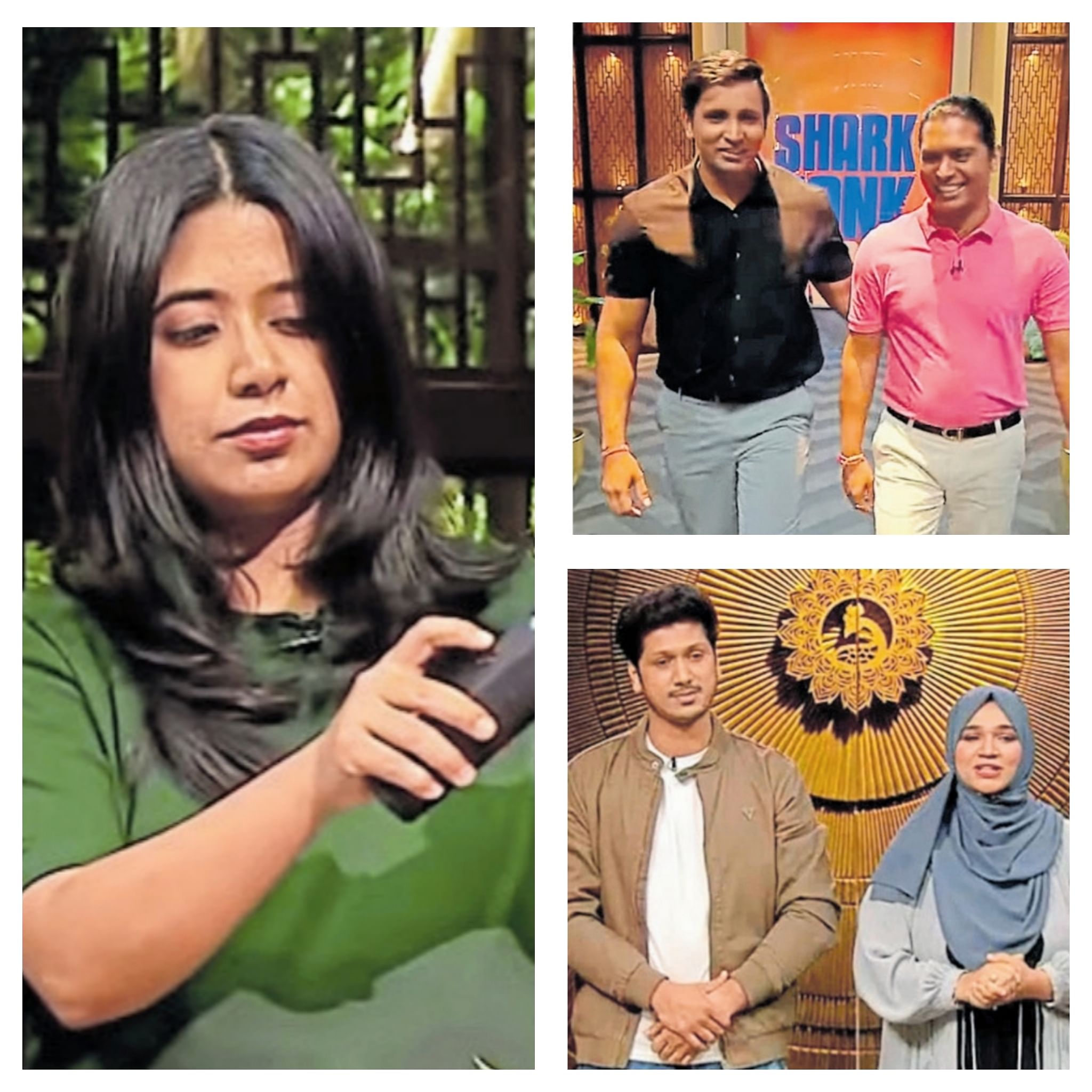 Some participants from Bengaluru who appeared on 'Shark Tank India'. Source: SET India on YouTube