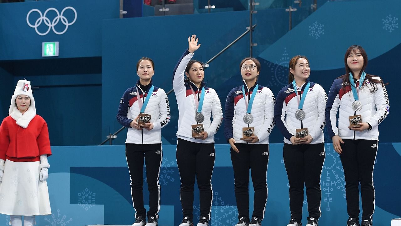 South Korea's 'Garlic Girls'. Credit: AFP File Photo