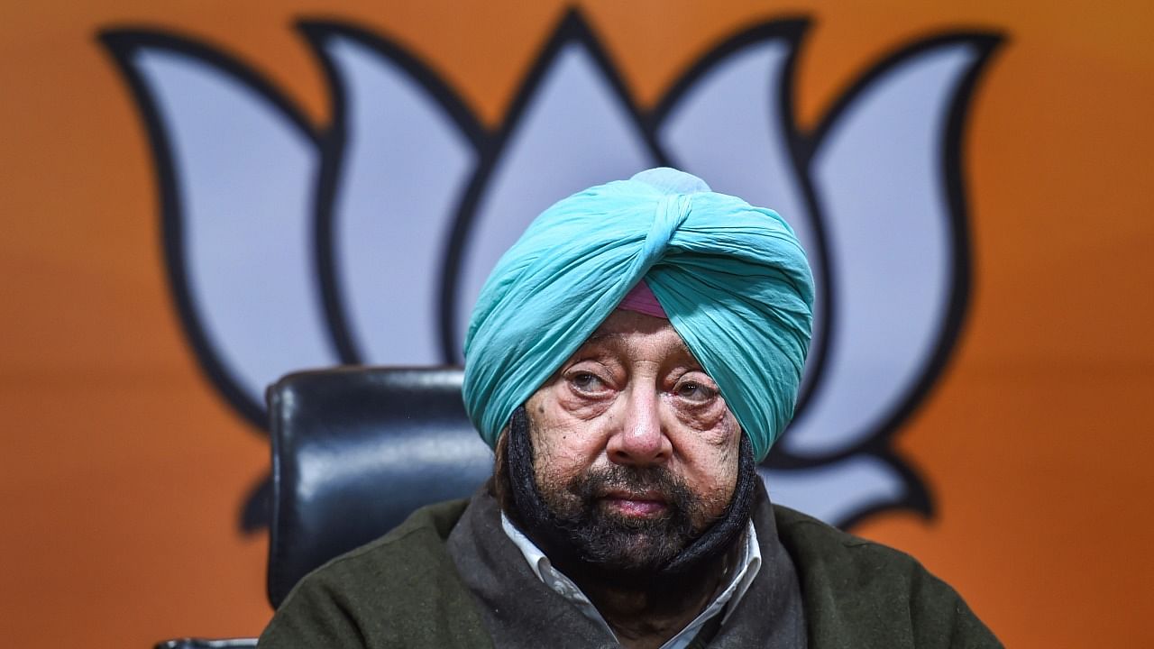 Punjab Lok Congress President Captain Amarinder Singh. Credit: PTI File Photo