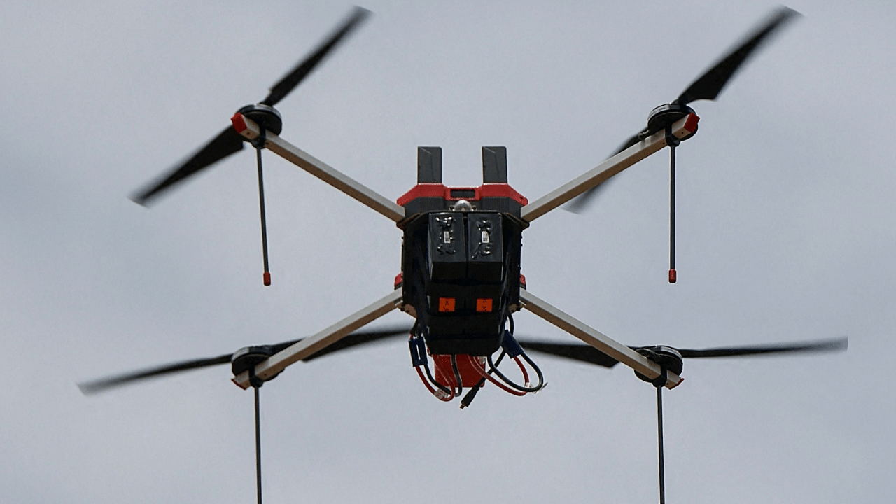 Punjab had informed the panel that there has been a significant increase in the movement of drones from Pakistan in the recent past. Credit: AFP Photo