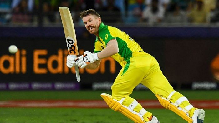 David Warner. Credit: AFP File Photo