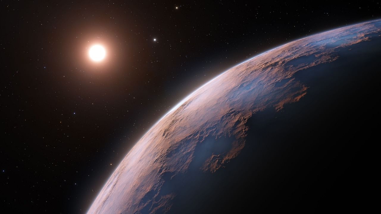 The newly discovered planet, named Proxima d, orbits Proxima Centauri at a distance of about four million kilometres, less than a tenth of Mercury's distance from the Sun. Credit: AFP Photo