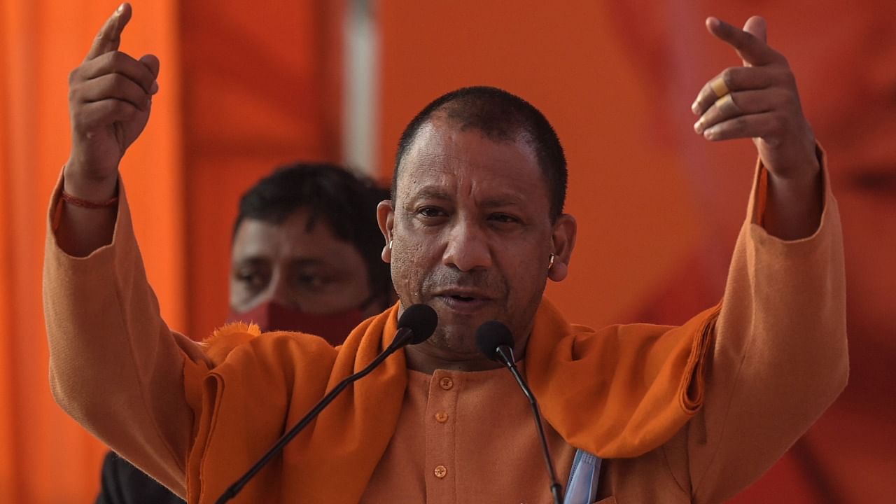 Uttar Pradesh CM Yogi Adityanath. Credit: AFP File Photo