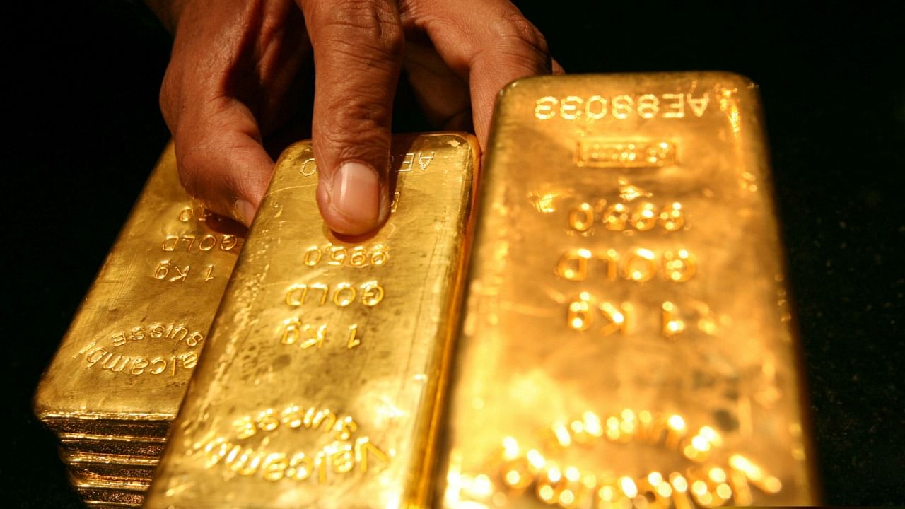 US gold futures rose 0.7% to $1,855. Credit: Reuters Photo