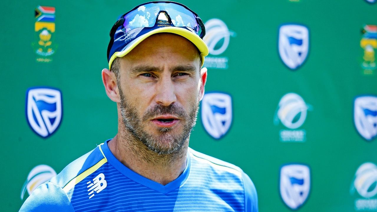 Former South Africa skipper Faf du Plessis. Credit: AFP Photo