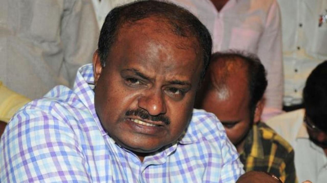 Former chief minister and JD(S) Legislature Party leader H D Kumaraswamy. Credit: DH File Photo