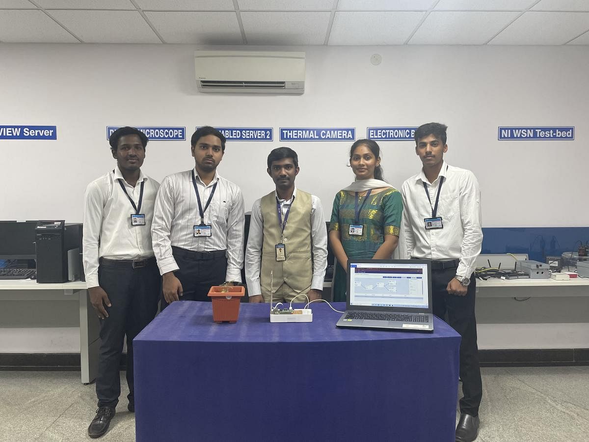 The students of Mangalore Institute of Technology and Engineering who won the Global TIBCO Labs IoT and Sustainability Hackathon.