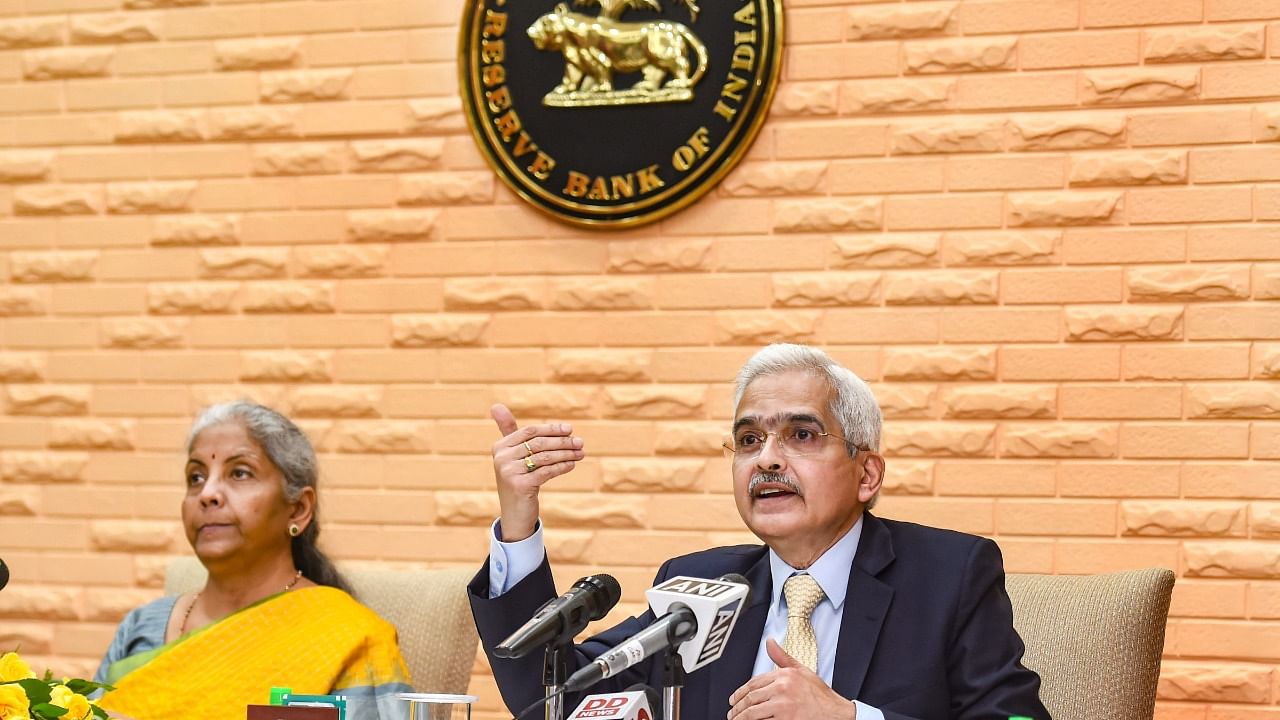 Finance Minister Nirmala Sitharaman and RBI Governor Shaktikanta Das. Credit: PTI Photo