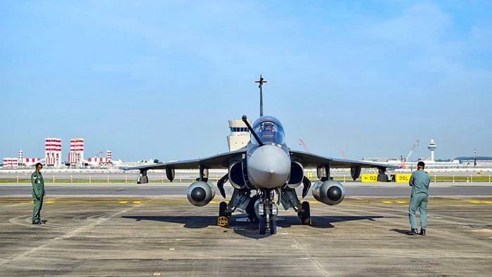The Light Combat Aircraft (LCA) Tejas of the Indian Air Force. Credit: PTI Photo/IAF/Handout