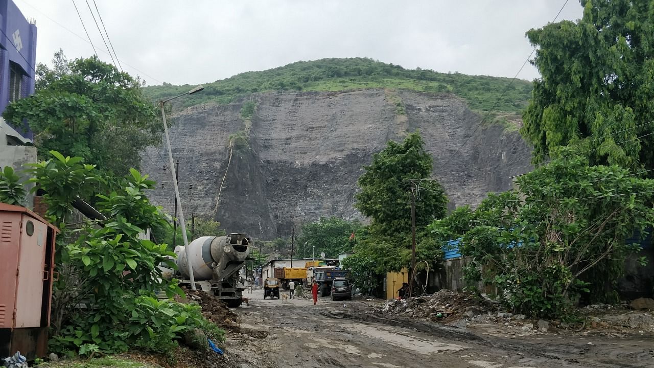 A view of Parsik Hills in Navi Mumbai. Credit: NatConnect Foundation