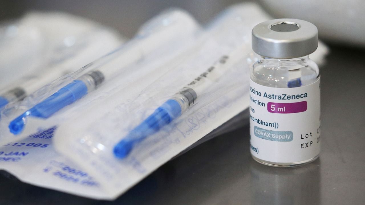 A vial with the AstraZeneca Covid-19 vaccine is pictured at a hospital in Georgia. Credit: Reuters File Photo