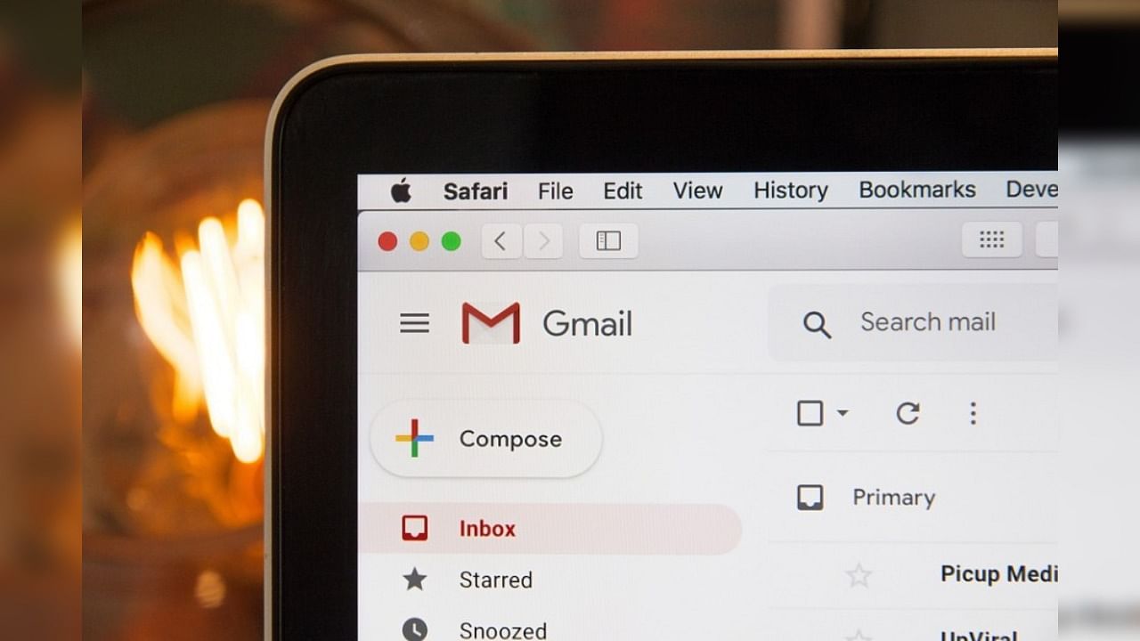 Gmail on Mac device. Picture Credit: Pixabay