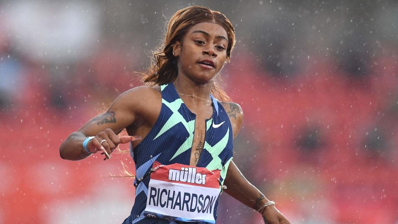 US sprinter Sha'Carri Richardson. Credit: AFP Photo