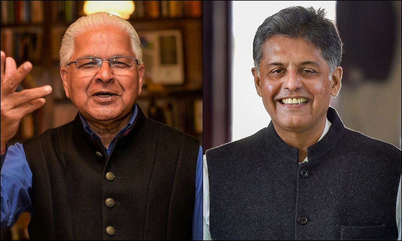 Ashwani Kumar and Manish Tewari (R). Credit: PTI File Photos