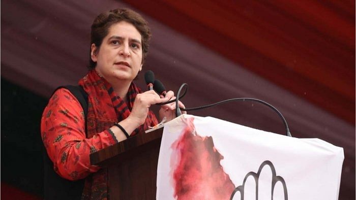 Congress leader Priyanka Gandhi Vadra. Credit: IANS Photo