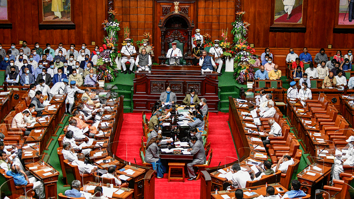 Karnataka Assembly. Credit: PTI Photo