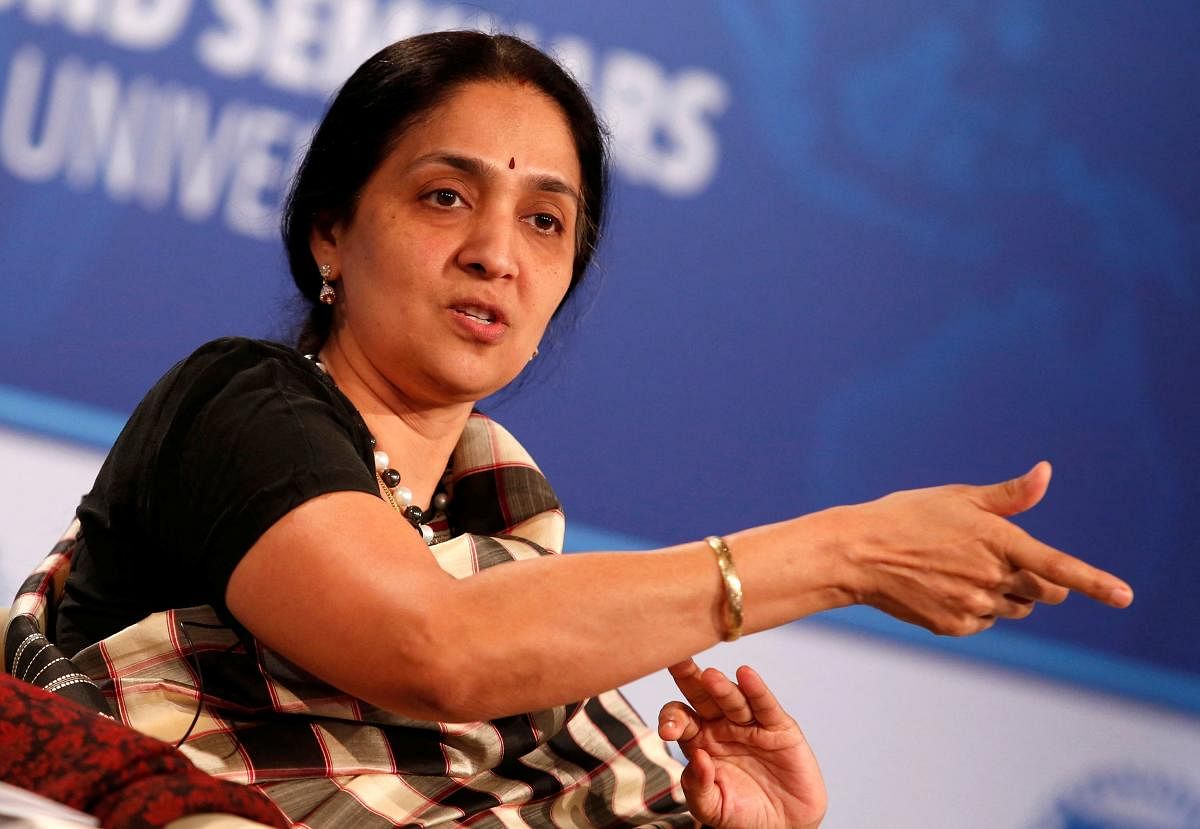 Former National Stock Exchange head Chitra Ramkrishna. Credit: Reuters Photo