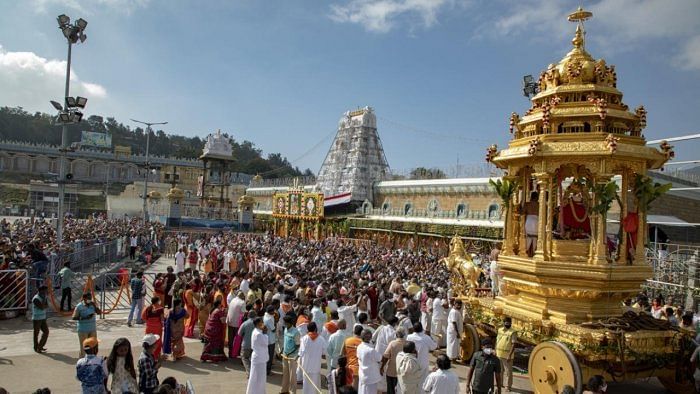 According to YV Subba Reddy, board chairman, TTD would start free anna prasadam (meals) centres at all the major pilgrim convergence spots on the Tirumala hill. Credit: DH Photo