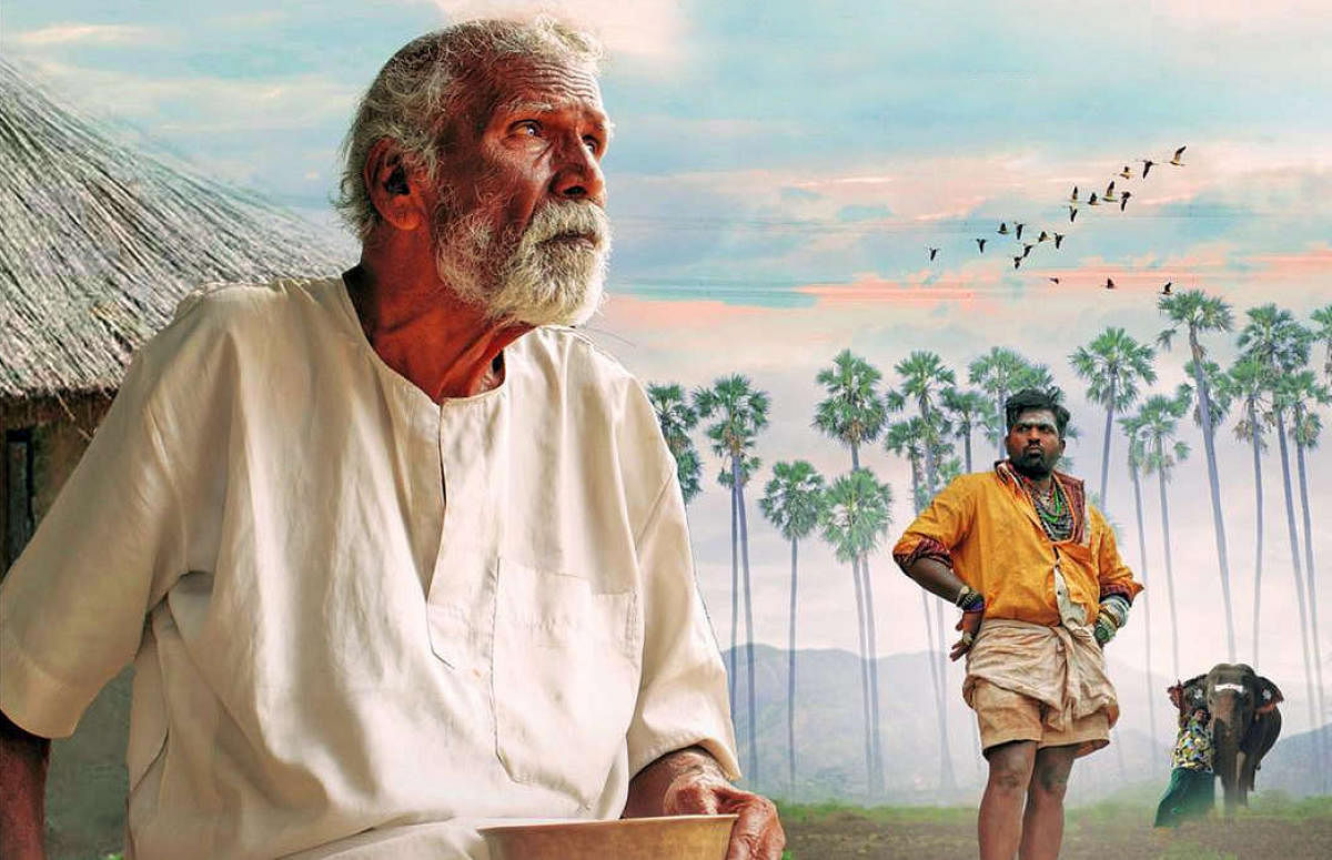 Nallandi plays a farmer in Manikandan's 'Kadaisi Vivasayi'.