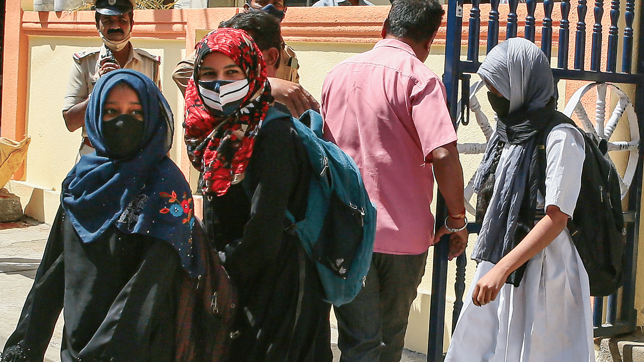 The first victims of the dress code row and the hate campaign are government and aided colleges. Credit: PTI Photo