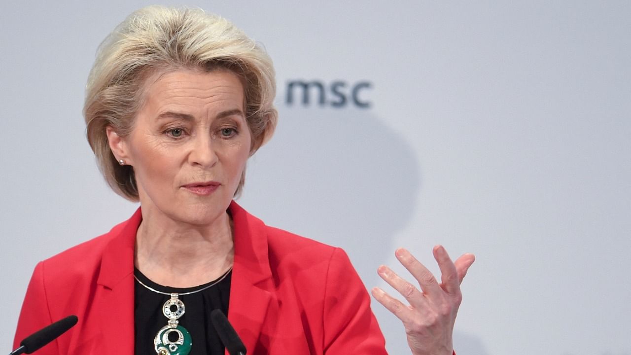 President of the European Commission Ursula von der Leyen. Credit: Reuters File Photo