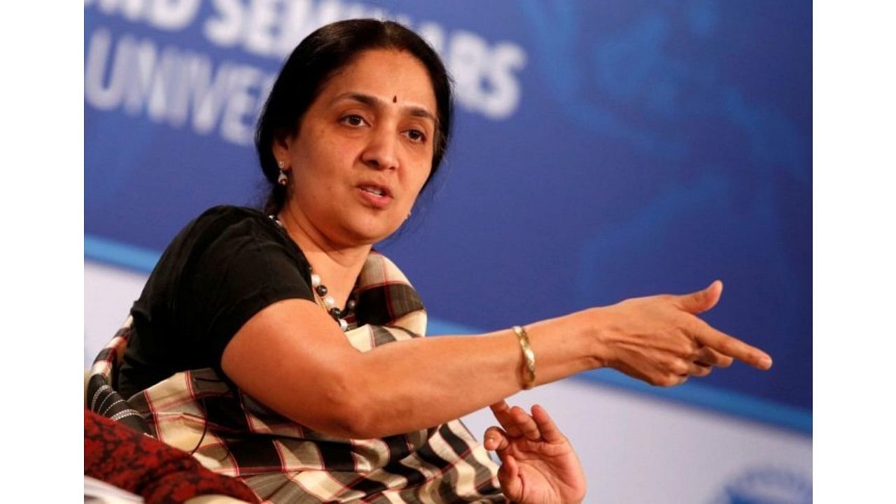 Former National Stock Exchange head Chitra Ramkrishna. Credit: Reuters Photo