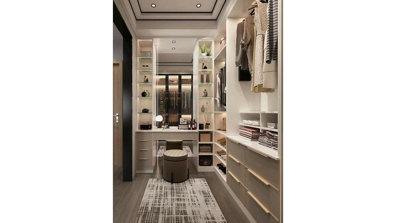 The walk-in closets require minimum to no maintenance