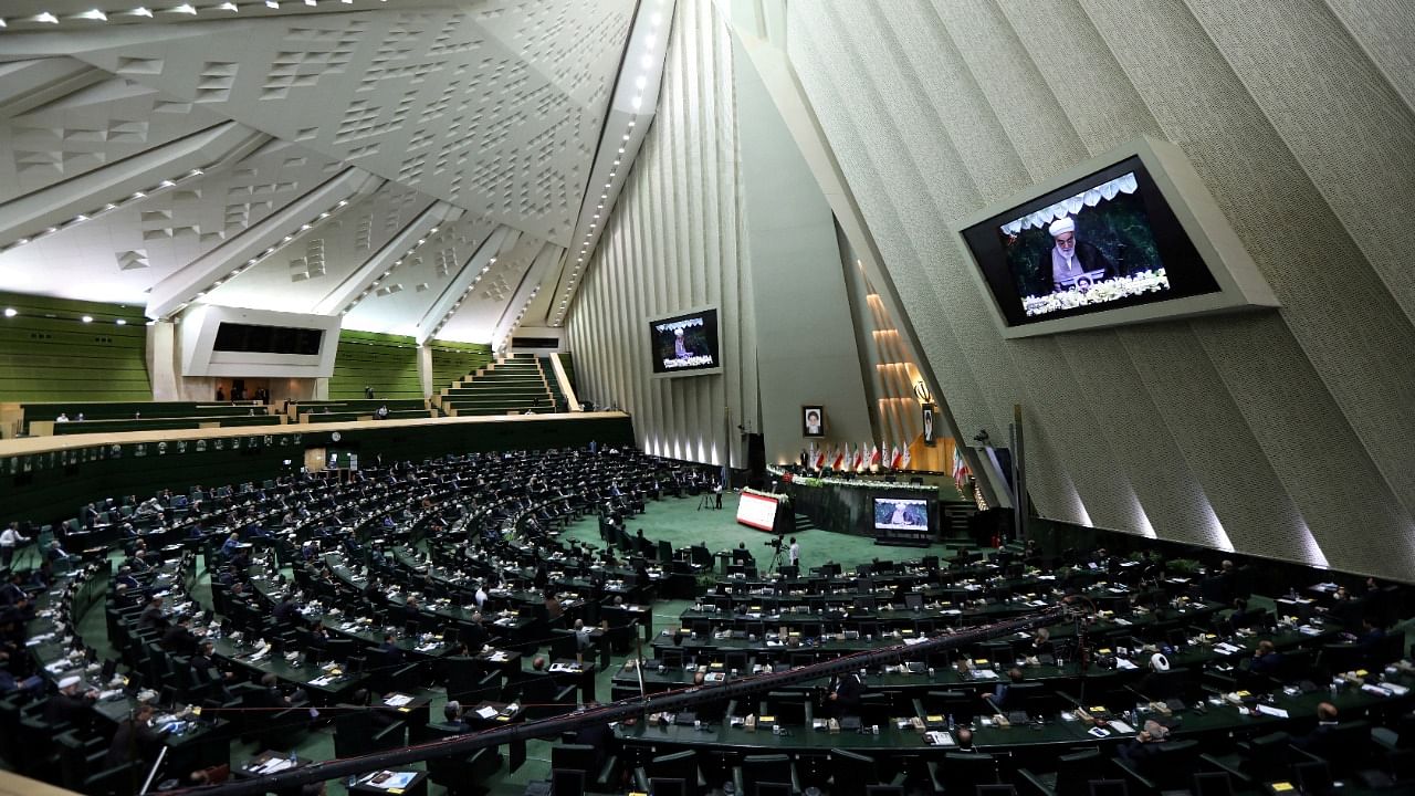 A general view of the Iranian parliament. Credit: Reuters File Photo