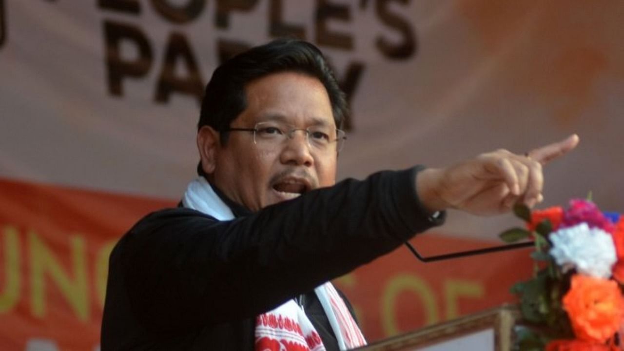 Meghalaya Chief Minister and NPP President Conrad K. Sangma. Credit: DH File Photo