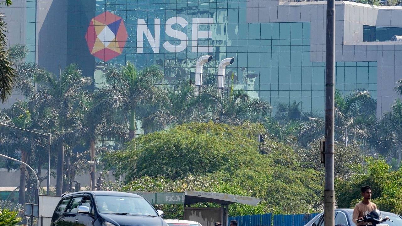 The National Stock Exchange of India (NSE) building at BKC in Mumbai. Credit: PTI Photo