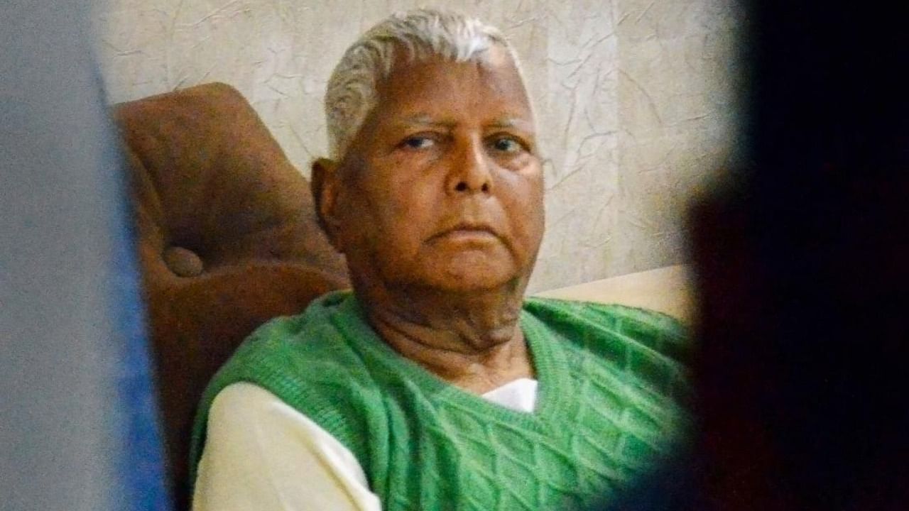 Rashtriya Janata Dal (RJD) Supremo Lalu Prasad Yadav. Credit: PTI Photo