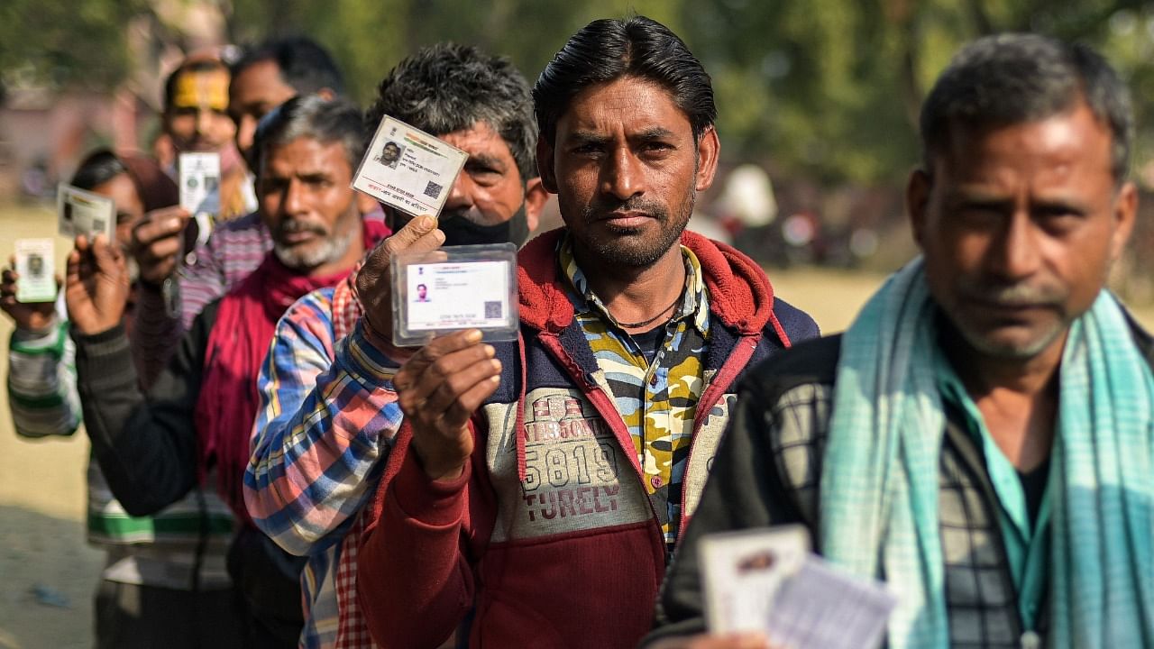 Three phases of polling are completed in the state so far. Credit: AFP Photo