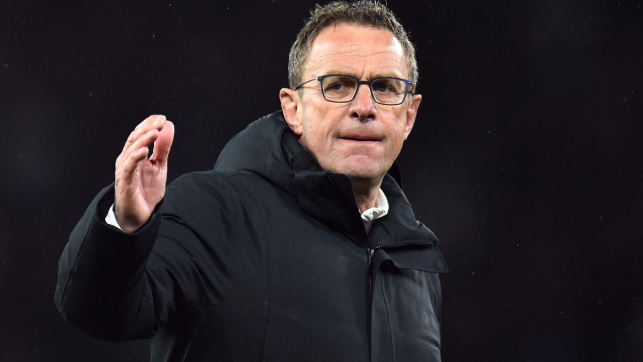 Manchester United coach Ralf Rangnick. Credit: Reuters Photo