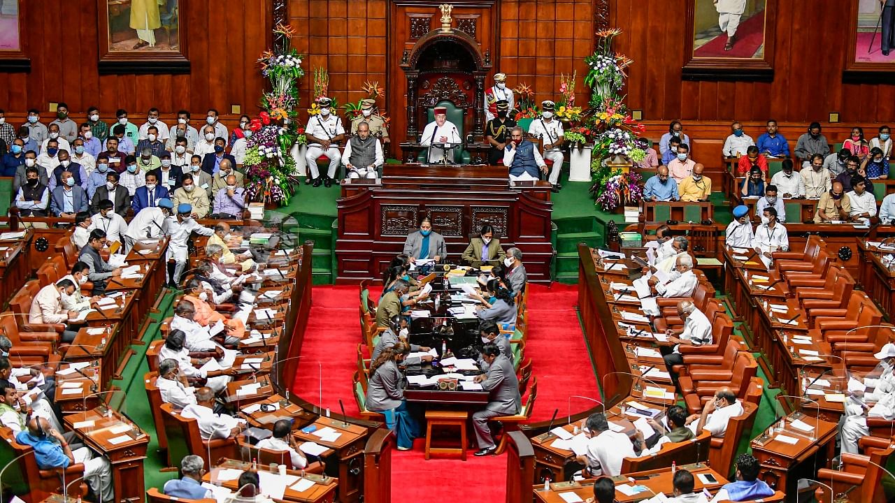 Karnataka Assembly Session in Bengaluru. Credit: PTI File Photo