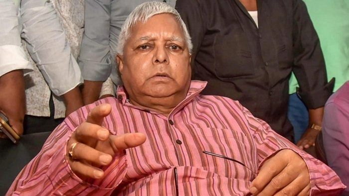 Rashtriya Janata Dal president Lalu Prasad. Credit: PTI Photo